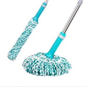 Hand-free rotating mop