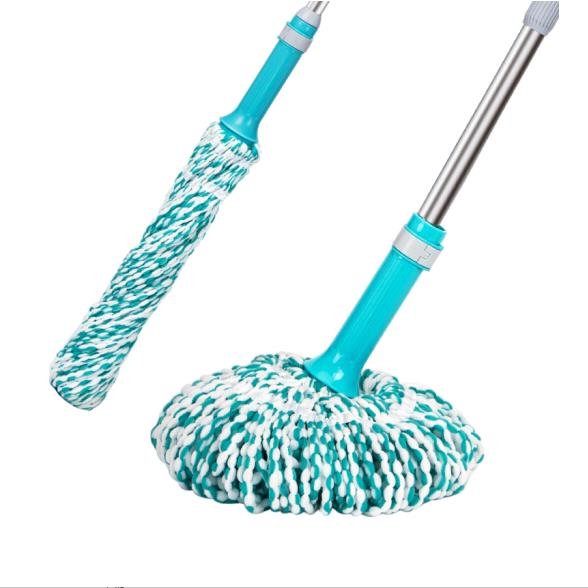 Hand-free rotating mop