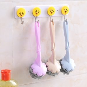 Plum shape steel ball dishwashing brush - Image 3