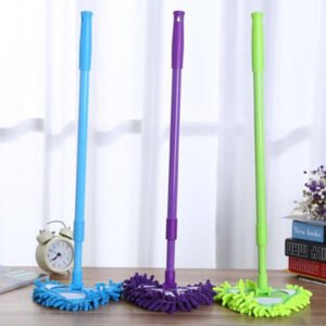 180 degree rotatable triangle dust removal brush