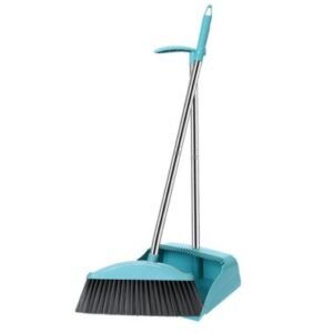 House Clean Brooms Outdoor Set – Windproof Dustpan & Heavy-Duty Sweeper for Courtyard & Commercial Use