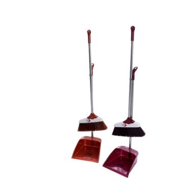 House Clean Brooms Set – Soft Bristle Broom & Long Handle Dustpan for Home Use - Image 4