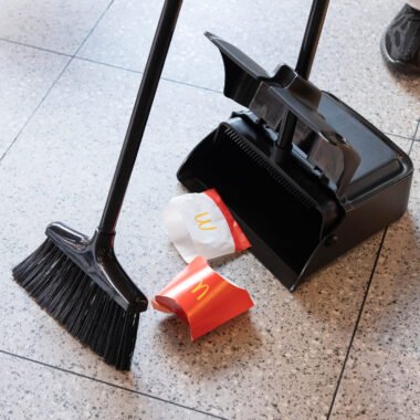 House Clean Brooms Set – Transparent Sweeper & Dustpan, Thickened & Enlarged, Wet & Dry Use - Image 2