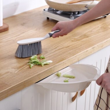 Mini House Clean Brooms Set – Soft Bristle Desktop Cleaning Brush and Dustpan Kit - Image 5