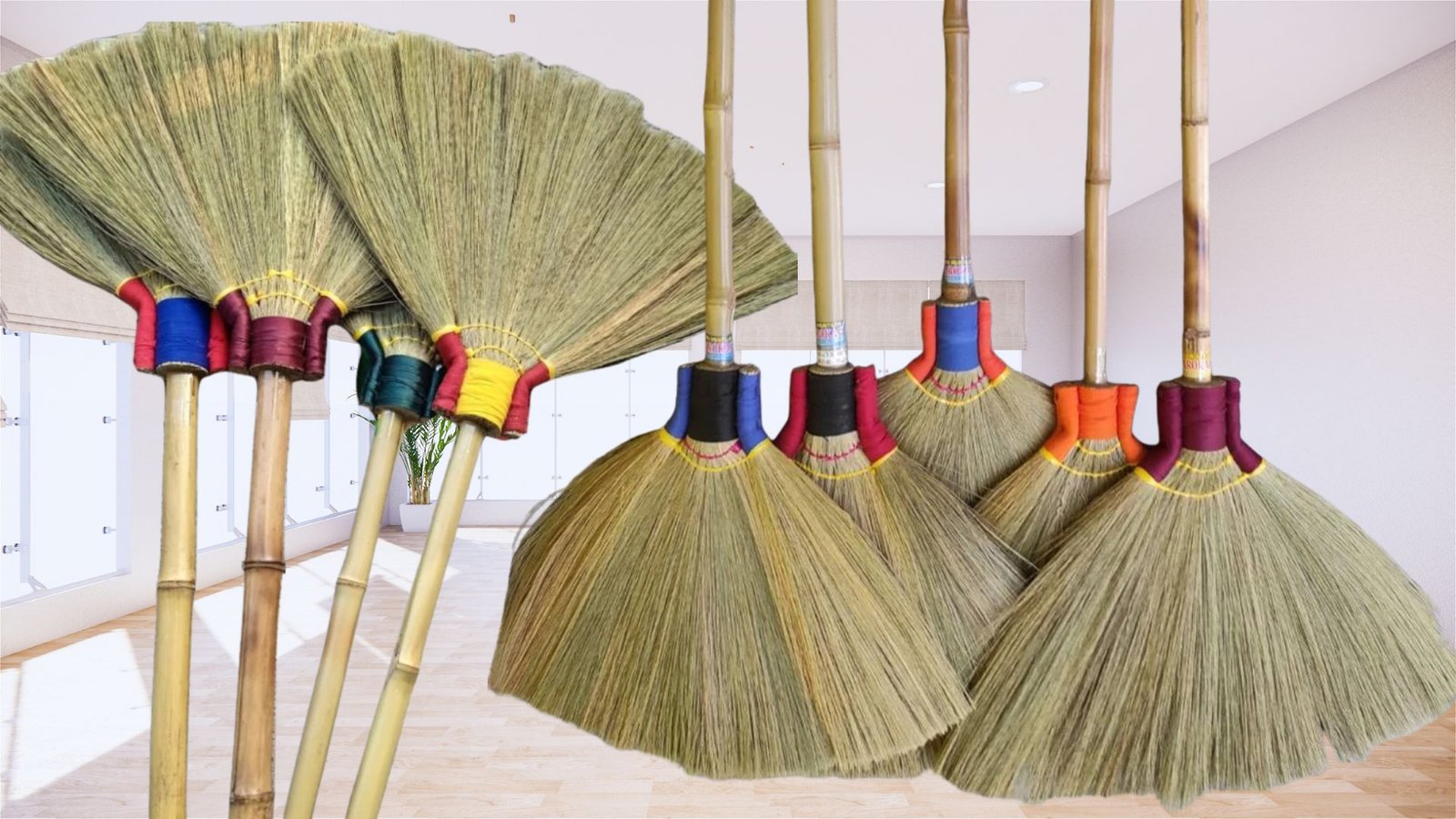 Handmade Natural Broom from Indonesia