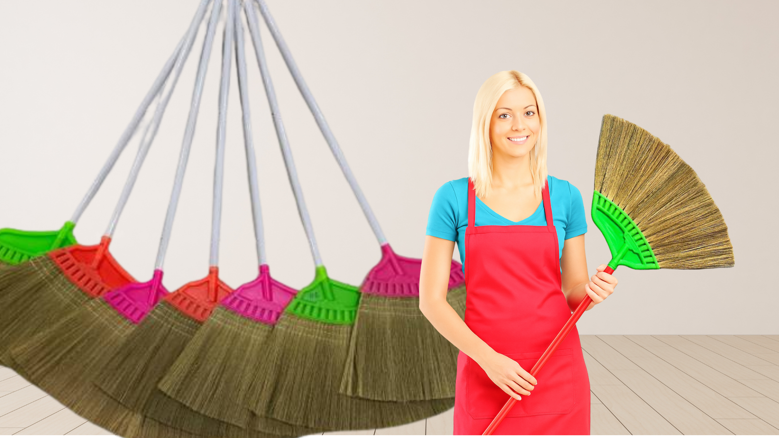Natural Fiber Broom